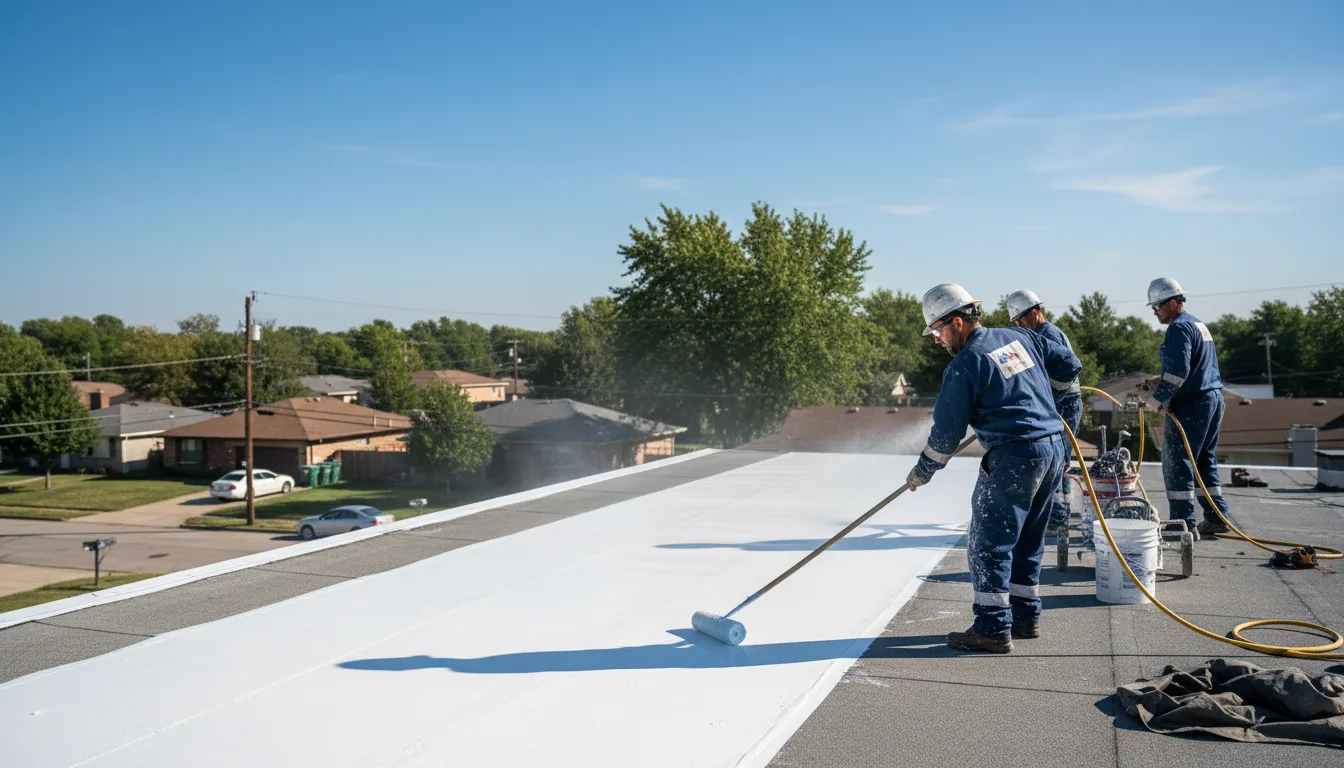 Commercial roof coating in Massena, NY near me